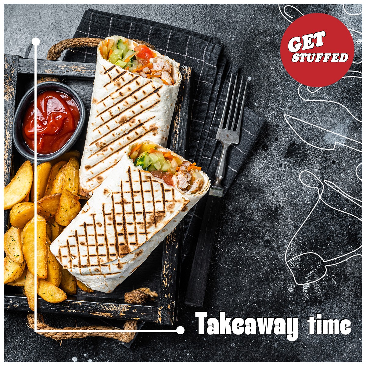 Wraps Get Stuffed Newcastle